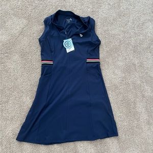 BALEAF Women's Golf Tennis Dress Sleeveless 4-Pockets with Inner Shorts UPF 50+